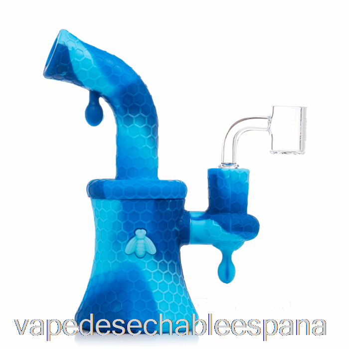 Vape Desechable España Stratus Bee Silicona Dab Rig Mármol Azul (baby Blue / Blue)